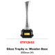 Glass Trophy w. Wooden Base ETEY2653