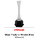 Glass Trophy w. Wooden Base ETEY2653