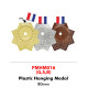 Plastic Hanging Medal PMHM016