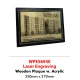 Wooden Plaque WPES693E