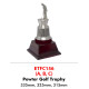 Pewter Golf Trophy ETFC156